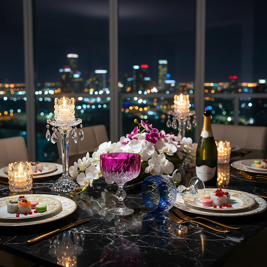 Bohemia Crystal Dondurmalık - Margerie Crystal