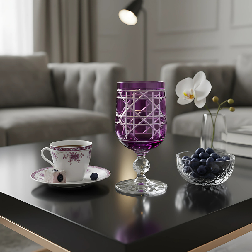 Bohemia Crystal Gloria Kahve Yanı Su Bardağı - Margerie Crystal