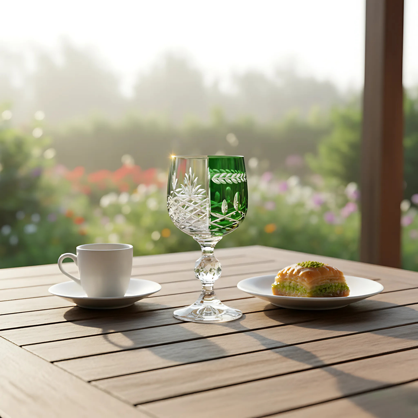 Bohemia Crystal Hybrid Kahve Yanı Su Bardağı - Margerie Crystal