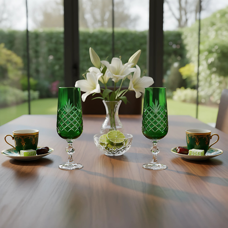 Bohemia Crystal Ara Flüt Kadeh - Margerie Crystal