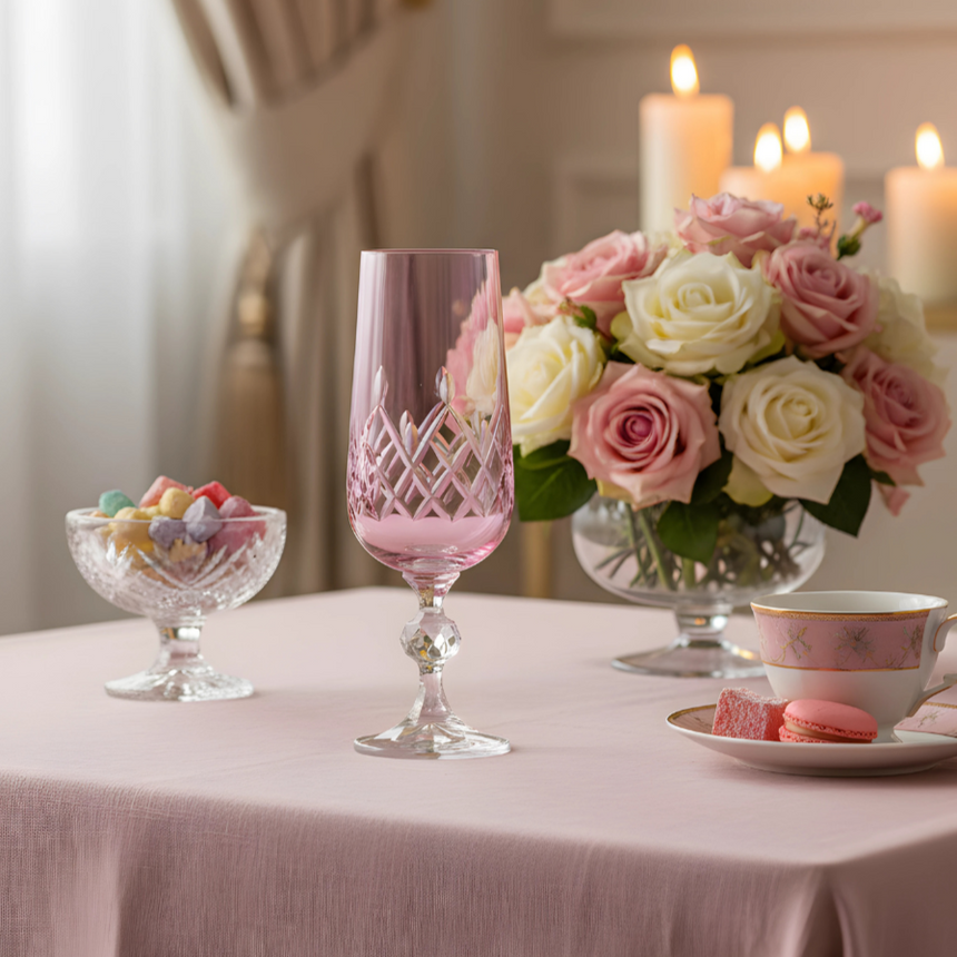 Bohemia Crystal ARIA Flüt Kadeh - Margerie Crystal