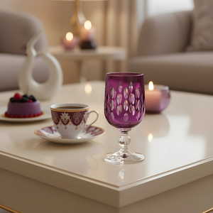 Bohemia Crystal Royal Kahve Yanı Su Bardağı - Margerie Crystal