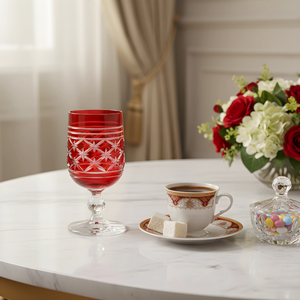 Bohemia Crystal Olia Kahve Yanı Su Bardağı - Margerie Crystal