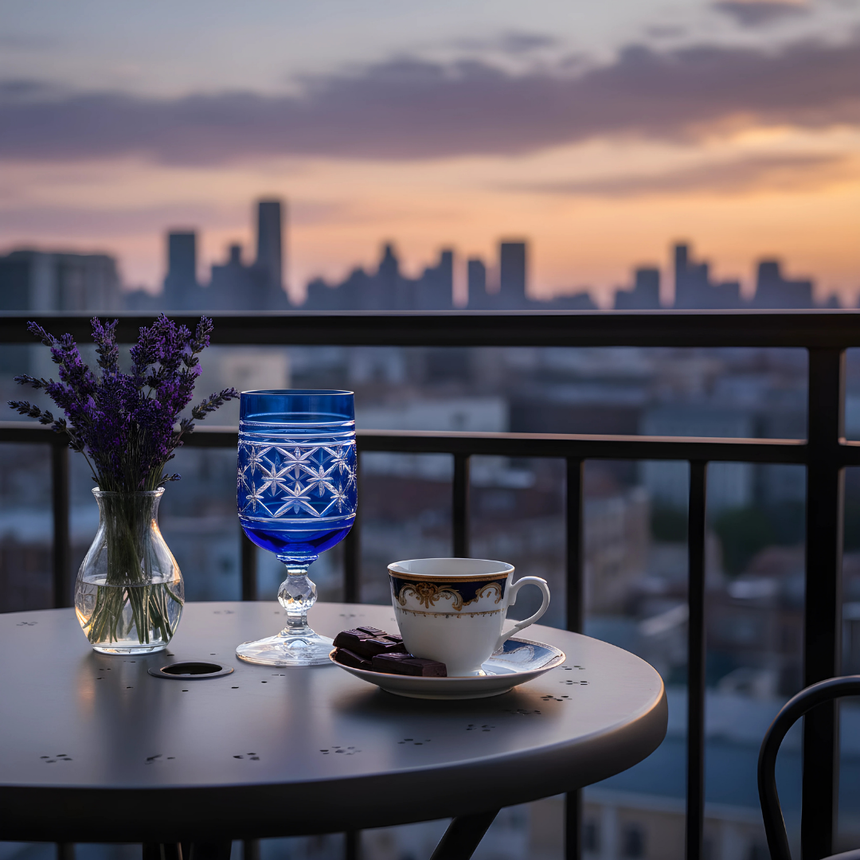 Bohemia Crystal Olia Kahve Yanı Su Bardağı - Margerie Crystal