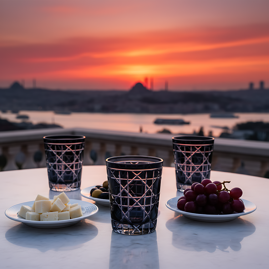 Gloria Cam Su Bardağı - Margerie Crystal