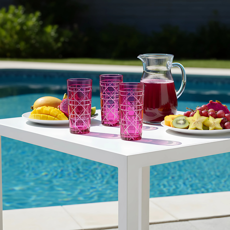 Gloria Cam Uzun Su Bardağı - Margerie Crystal