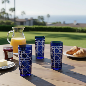 Gloria Cam Uzun Su Bardağı - Margerie Crystal