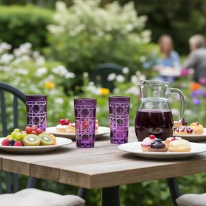 Gloria Cam Uzun Su Bardağı - Margerie Crystal