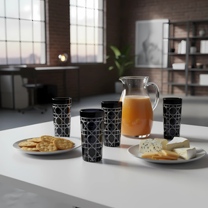 Gloria Cam Uzun Su Bardağı - Margerie Crystal