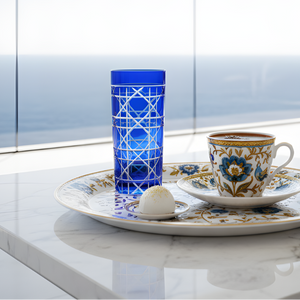 Gloria Cam Uzun Su Bardağı - Margerie Crystal