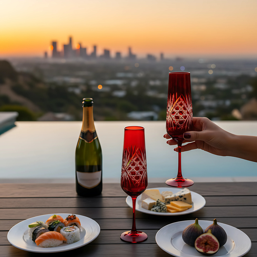 Éclat Kristal Flüt kadeh - Margerie Crystal