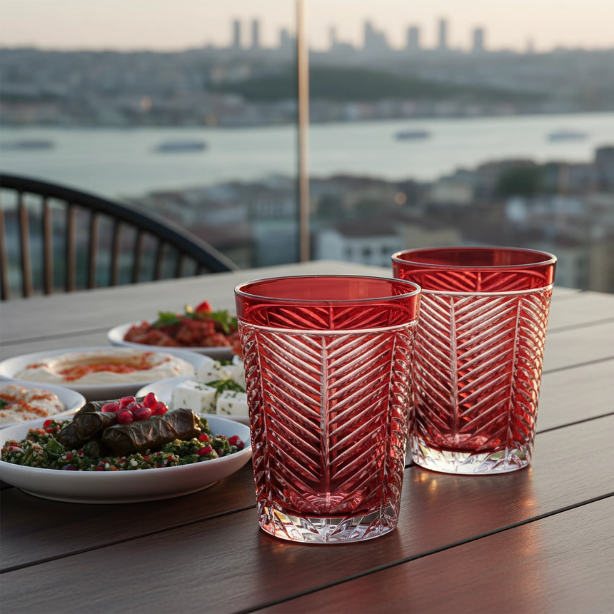 Lanza Cam Su Bardağı - Margerie Crystal