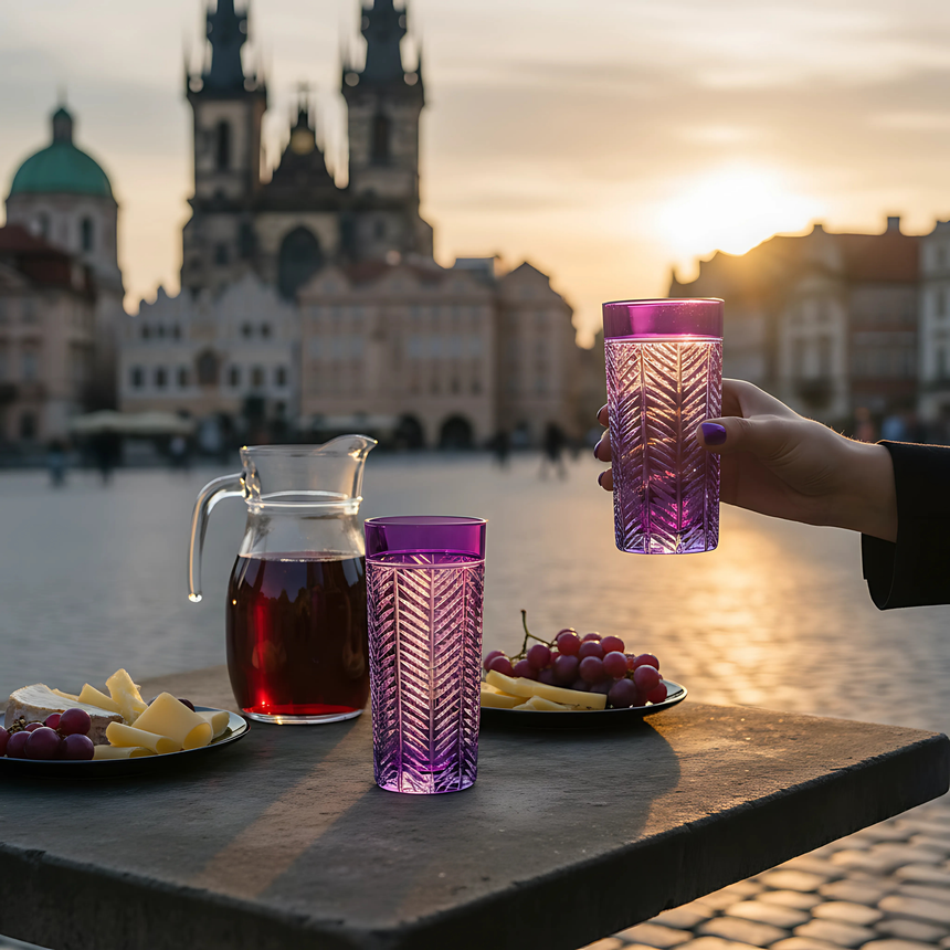 Lanza Cam Su Bardağı - Margerie Crystal