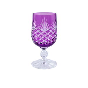 6 Renk Bohemia Crystal Ara Kahve Yanı Su Bardağı 135ml (6'lı Set) - Margerie Crystal