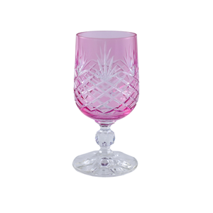 6 Renk Bohemia Crystal Ara Kahve Yanı Su Bardağı 135ml (6'lı Set) - Margerie Crystal