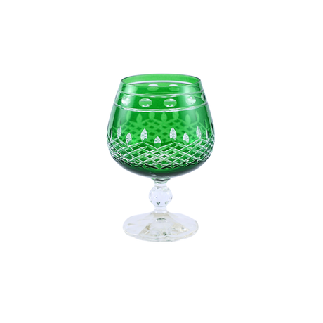 6 Renk Bohemia Crystal Ardea Kahve Yanı Su Bardağı 250ml (6'lı Set) - Margerie Crystal