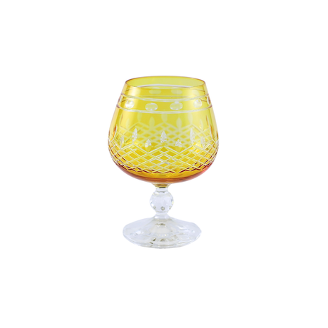 6 Renk Bohemia Crystal Ardea Kahve Yanı Su Bardağı 250ml (6'lı Set) - Margerie Crystal
