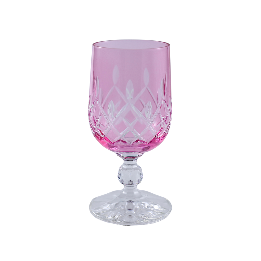 6 Renk Bohemia Crystal ARIA Kahve Yanı Su Bardağı 135ml (6'lı Set) - Margerie Crystal