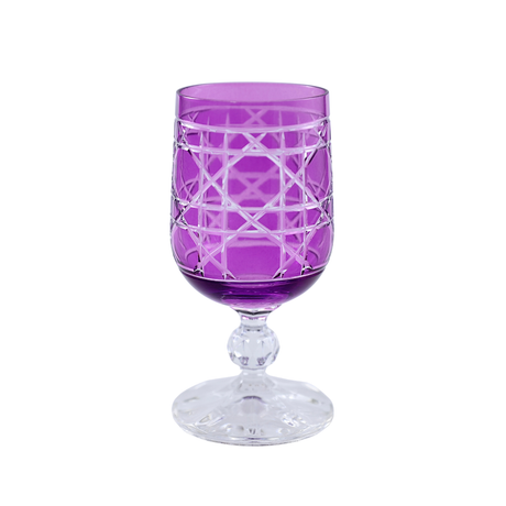 6 Renk Bohemia Crystal Gloria Kahve Yanı Su Bardağı 135ml (6'lı Set) - Margerie Crystal