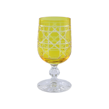 6 Renk Bohemia Crystal Gloria Kahve Yanı Su Bardağı 135ml (6'lı Set) - Margerie Crystal