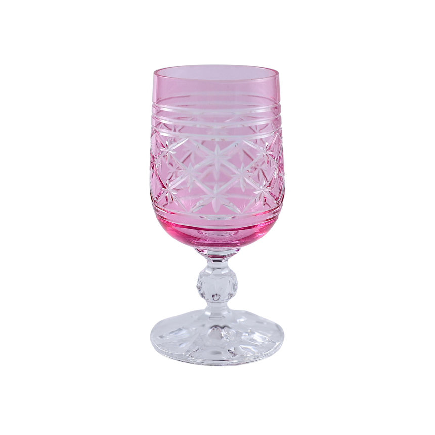 6 Renk Bohemia Crystal Olia Kahve Yanı Su Bardağı 135ml (6'lı Set) - Margerie Crystal
