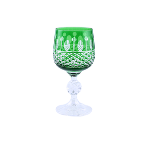 6 Renk Bohemia Crystal Ophelia Kahve Yanı Su Bardağı 150ml (6'lı Set) - Margerie Crystal