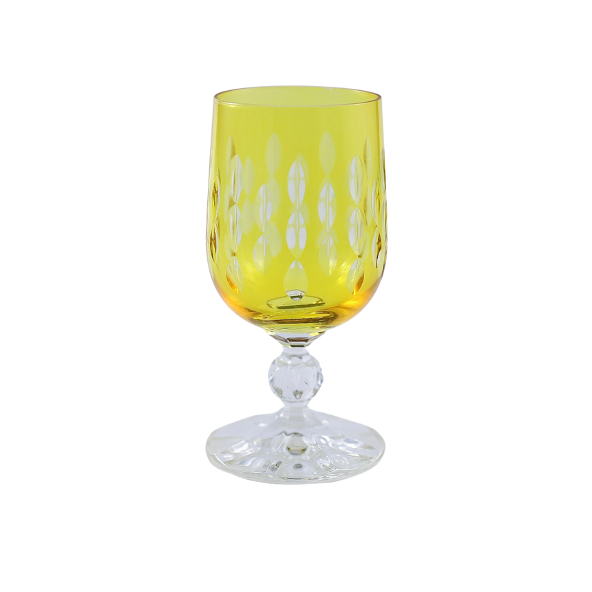 6 Renk Bohemia Crystal Royal Kahve Yanı Su Bardağı 135ml (6'lı Set) - Margerie Crystal