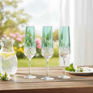 Aria Kristal Flüt Kadeh - Margerie Crystal