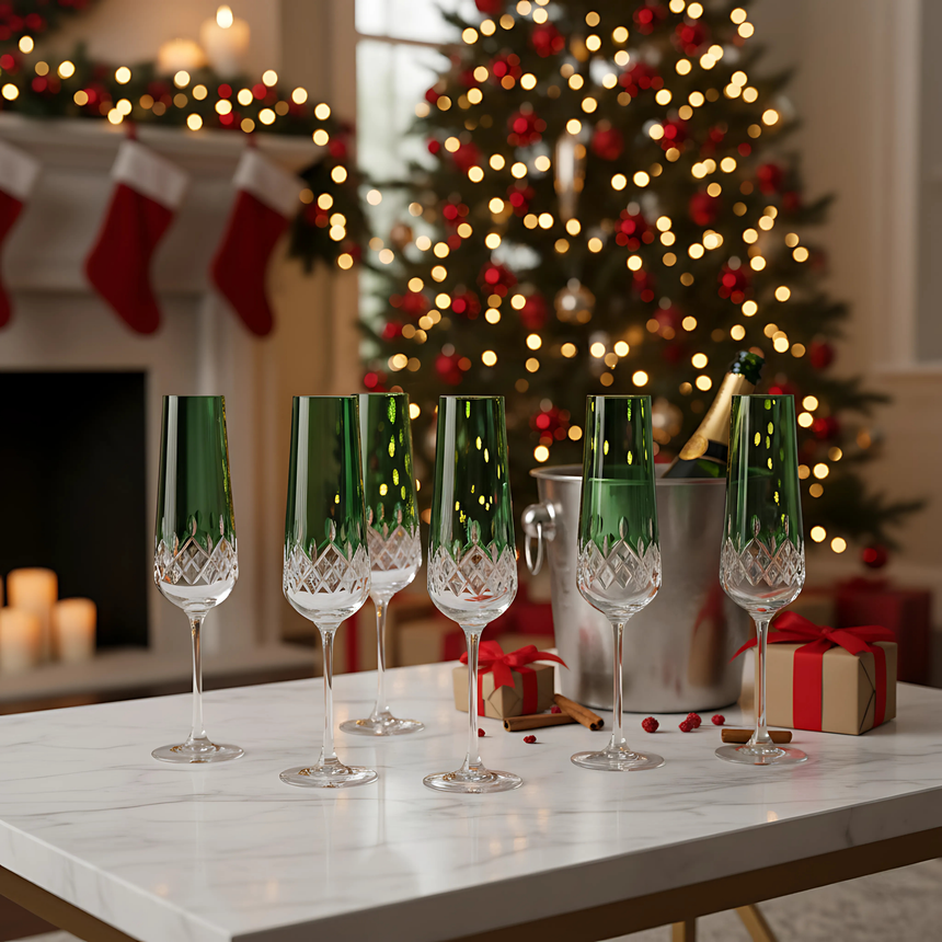 Aria Kristal Flüt Kadeh - Margerie Crystal