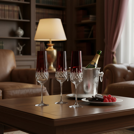 Aria Kristal Flüt Kadeh - Margerie Crystal