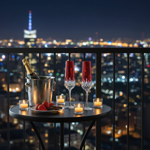 Aria Kristal Flüt Kadeh - Margerie Crystal