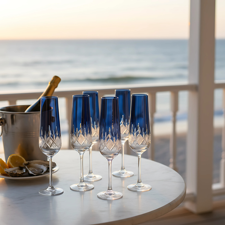 Aria Kristal Flüt Kadeh - Margerie Crystal