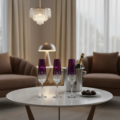 Aria Kristal Flüt Kadeh - Margerie Crystal