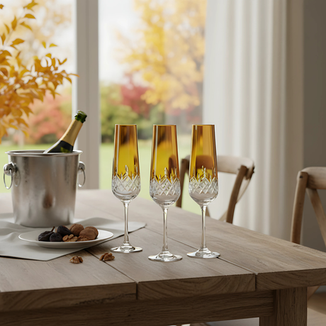 Aria Kristal Flüt Kadeh - Margerie Crystal