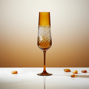 Aurora Kristal Flüt Kadeh - Margerie Crystal