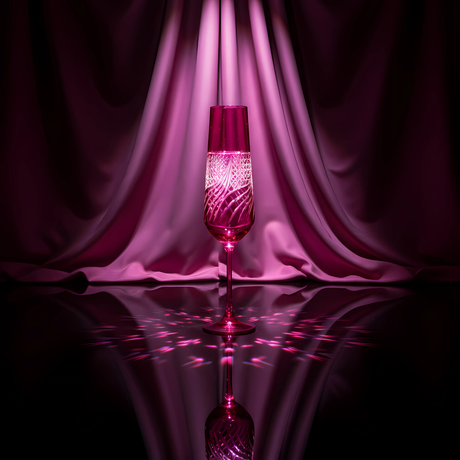 Aurora Kristal Flüt Kadeh - Margerie Crystal