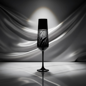 Aurora Kristal Flüt Kadeh - Margerie Crystal