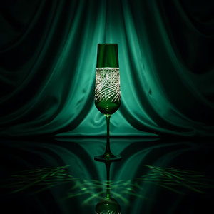 Aurora Kristal Flüt Kadeh - Margerie Crystal