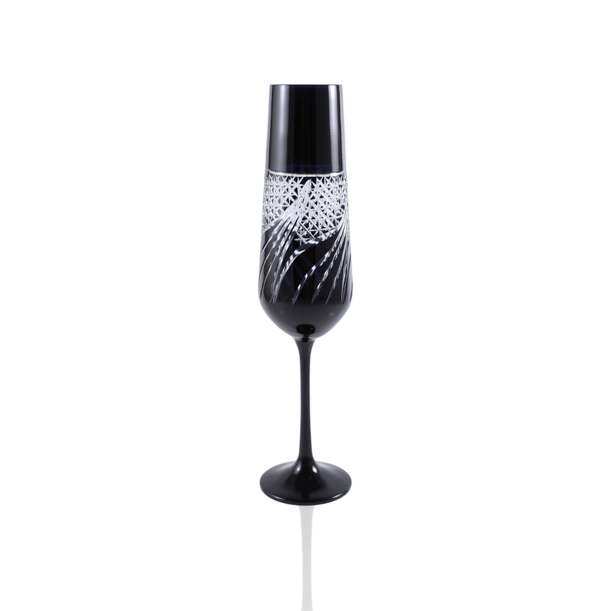 Aurora Kristal Flüt Kadeh - Margerie Crystal