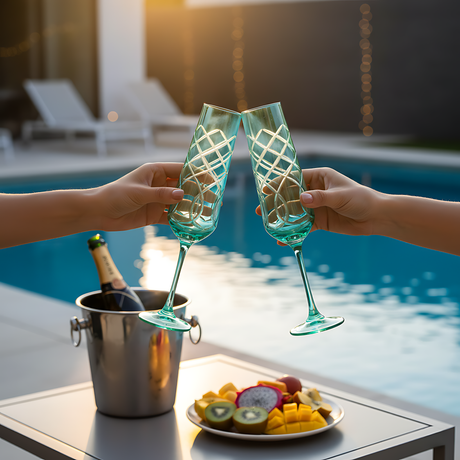 Heritage Kristal Flüt Kadeh - Margerie Crystal