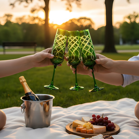 Heritage Kristal Flüt Kadeh - Margerie Crystal