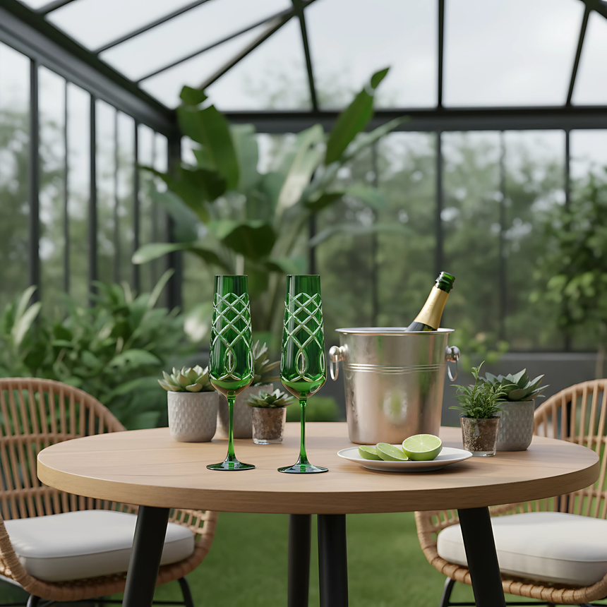 Heritage Kristal Flüt Kadeh - Margerie Crystal