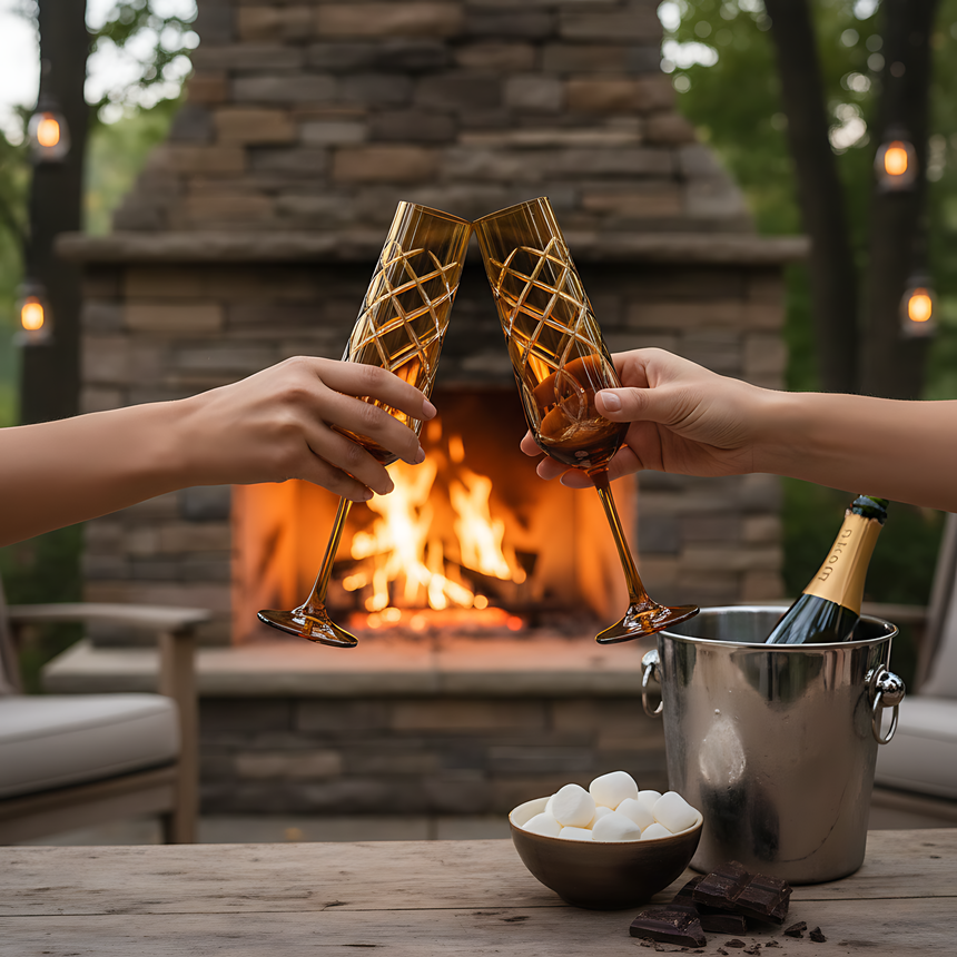 Heritage Kristal Flüt Kadeh - Margerie Crystal