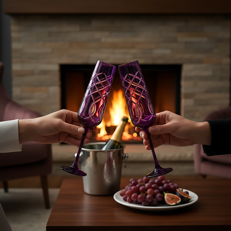 Heritage Kristal Flüt Kadeh - Margerie Crystal