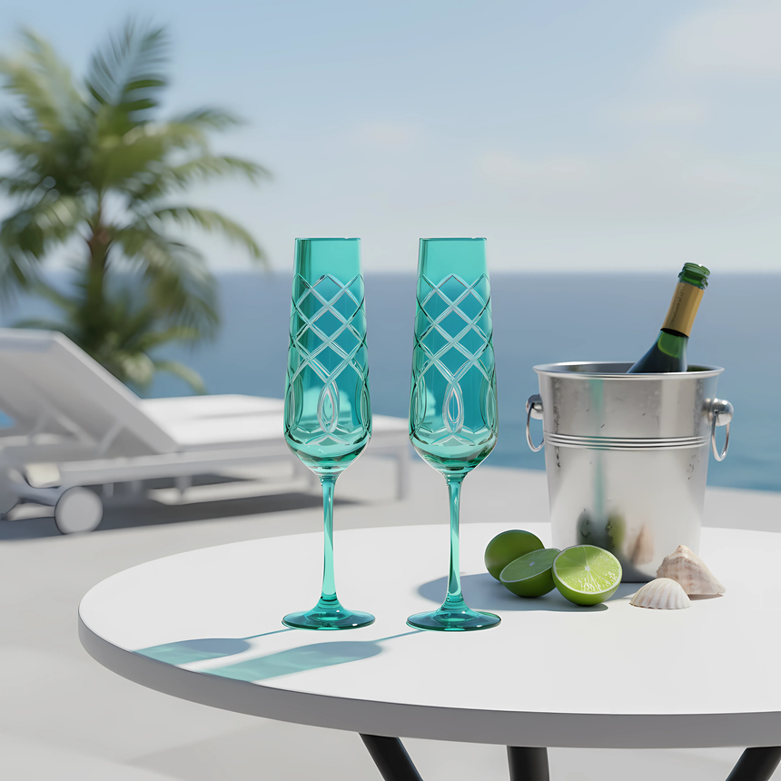 Heritage Kristal Flüt Kadeh - Margerie Crystal